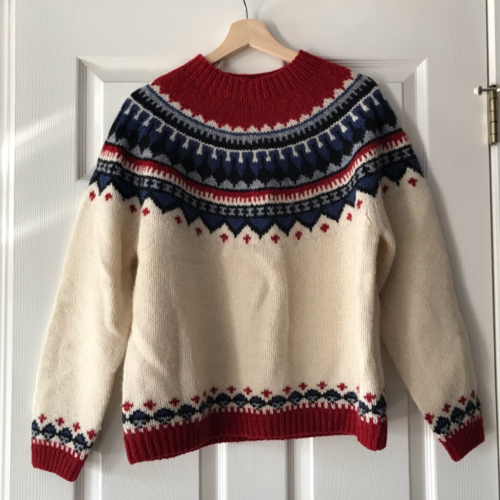 Eddie Bauer Fair Isle Sweater